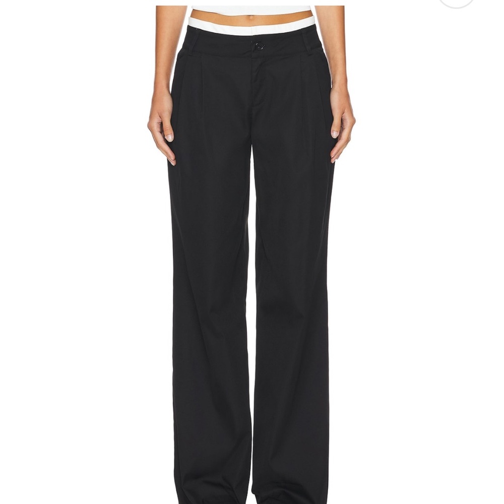 Revolve ALL THE WAYS Ava Black Trousers